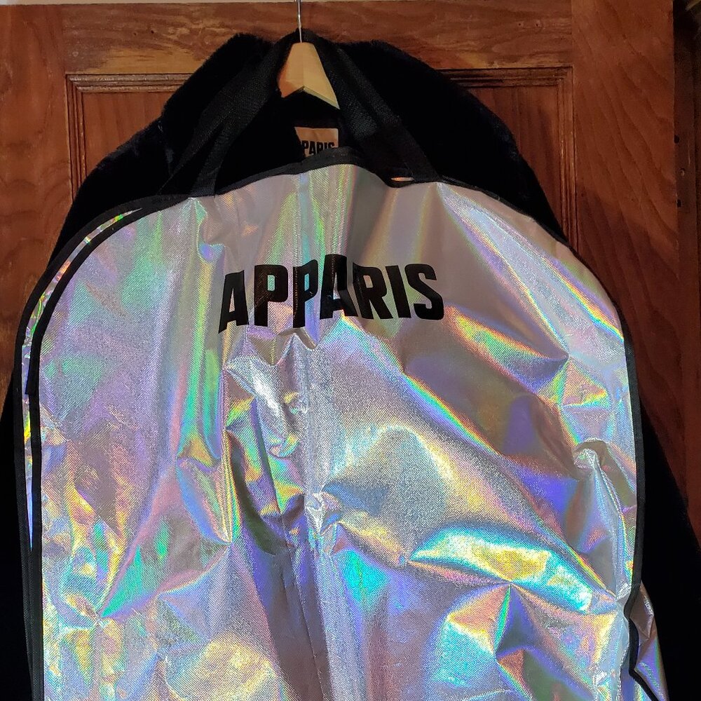 Beautiful Faux Fur Apparis Black Coat Sz. S